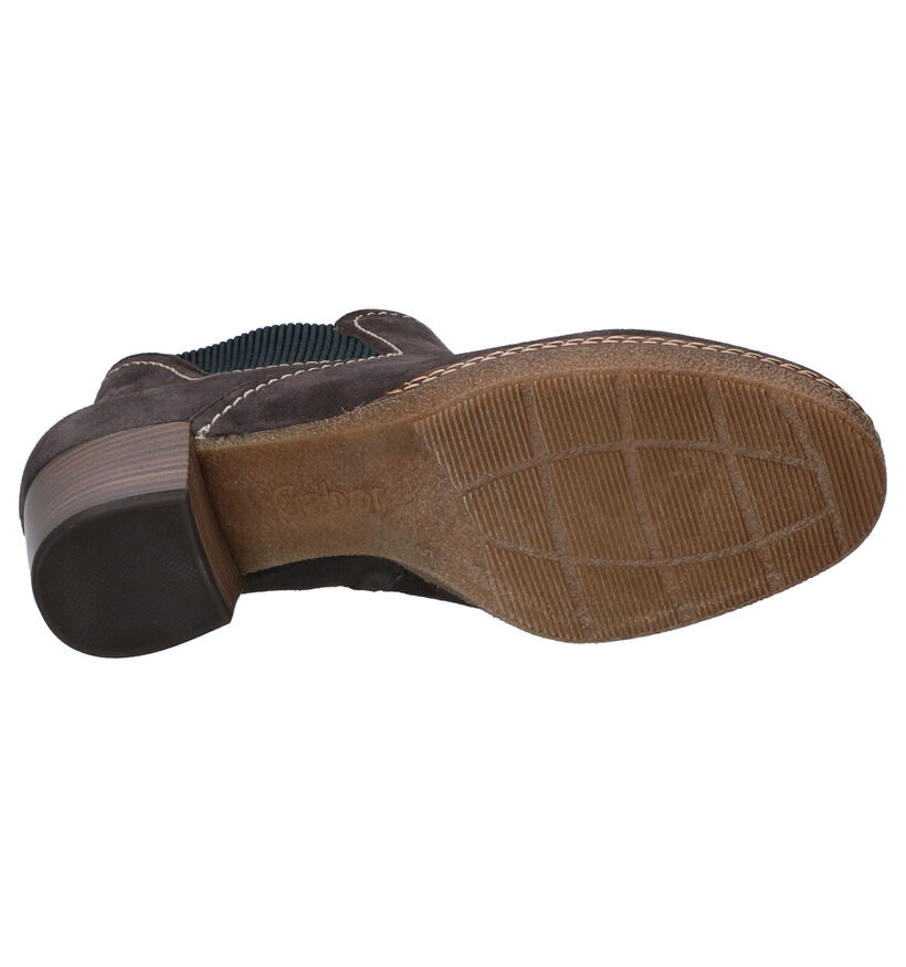 Gabor OptiFit Bottillons en Gris en daim (254007)