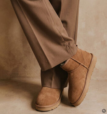 Laurent David Boots Marron/Taupe