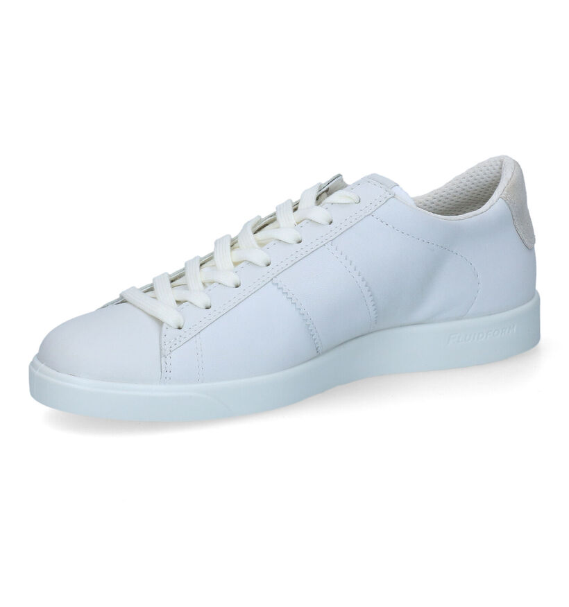 Ecco Street Lite Witte Sneakers in leer (307494)