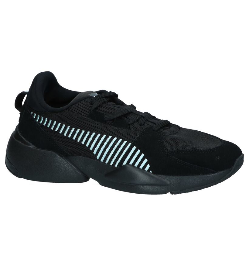 Puma Baskets basses en Noir en textile (239360)