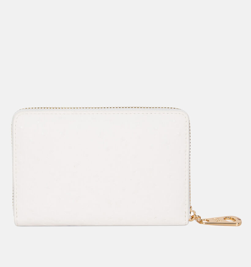 Laurent David Astrid 001 Porte-monnaie zippé en Blanc pour femmes (342629)