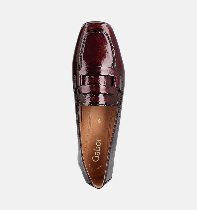 Gabor Bordeaux Mocassins met Hak voor dames (363125)