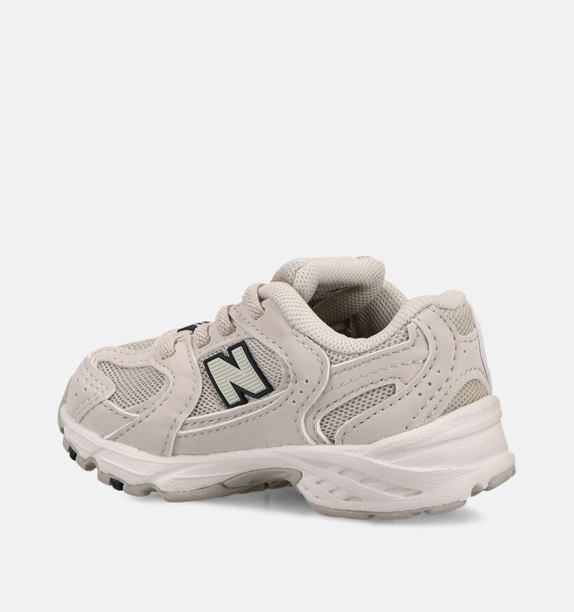 New Balance 530 Ecru Sneakers voor jongens, meisjes (375135) - geschikt voor steunzolen