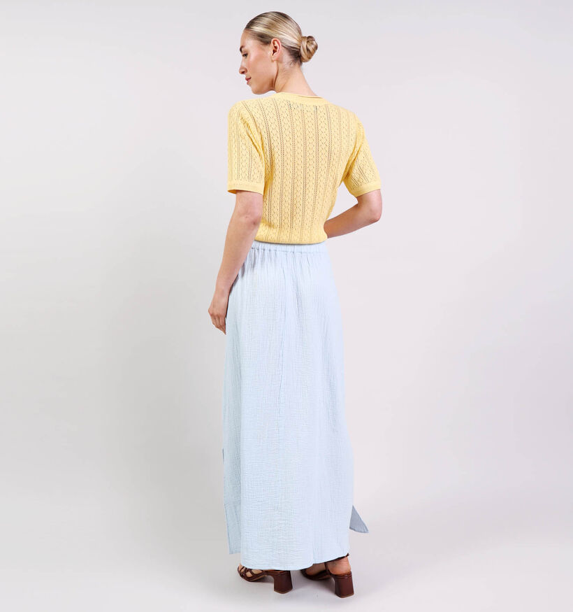 Pieces Sastina Lichtblauwe Maxi-Rok voor dames (369205)