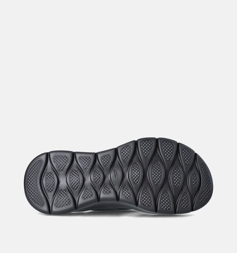 Skechers Go Walk Flex Vallejo Tongs en Noir pour hommes (354585)