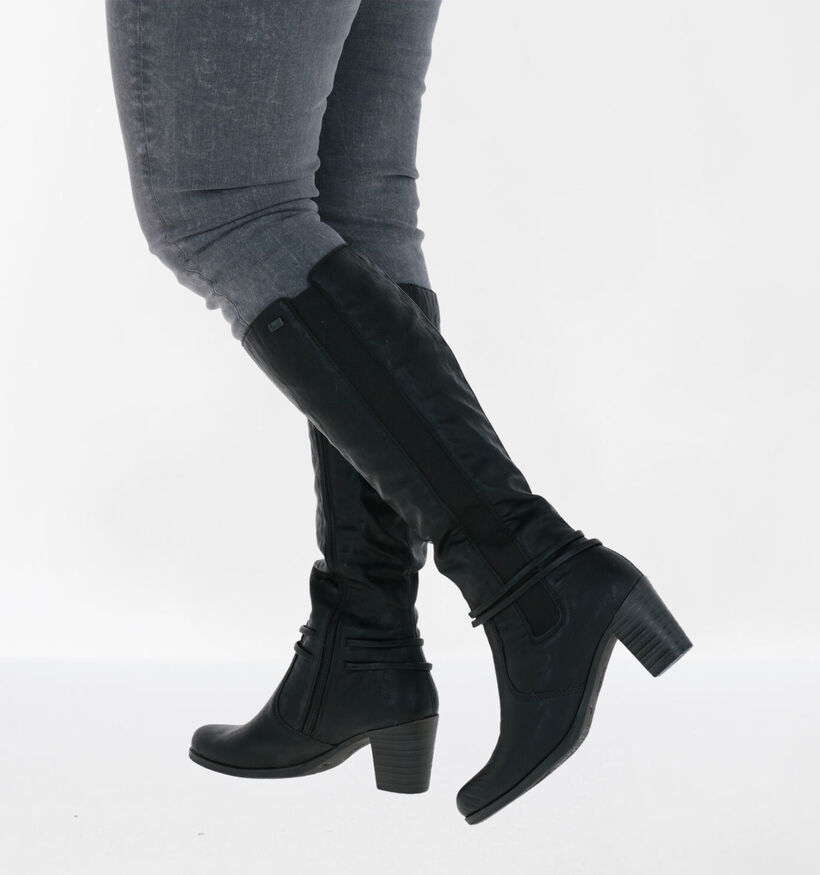 Rieker Bottes hautes en Noir en simili cuir (282710)