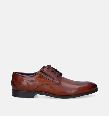 Geklede schoenen cognac