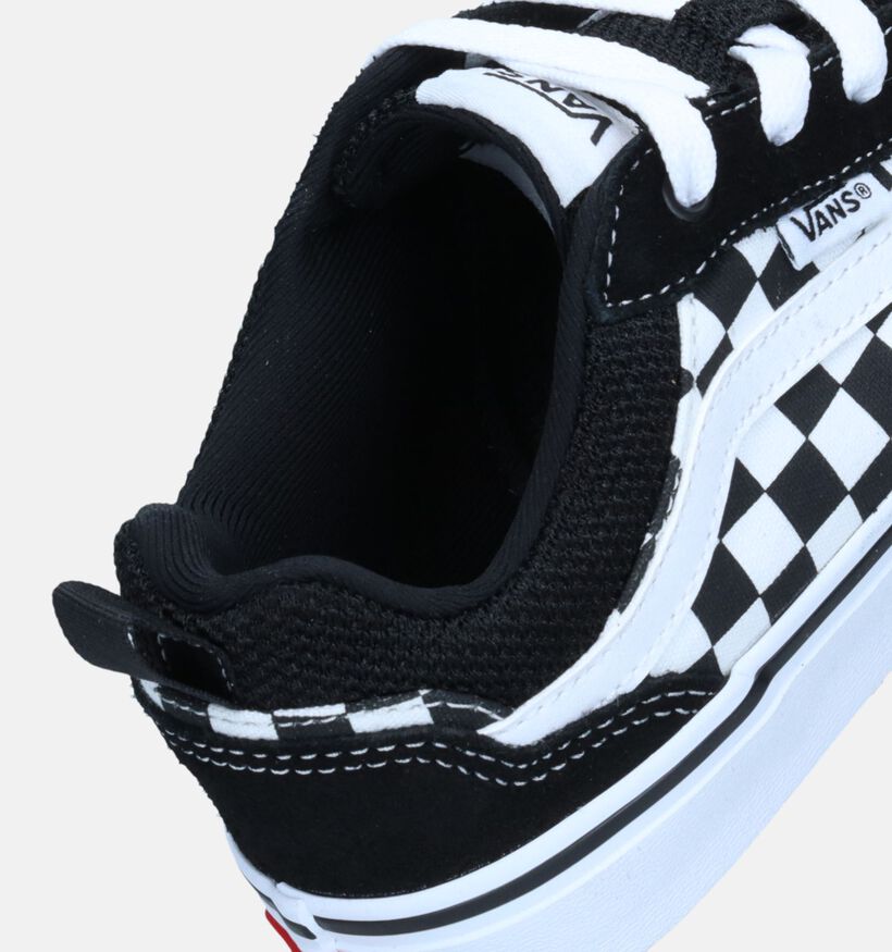 Vans Filmore YT Baskets de skate en Noir pour filles, garçons (336499)