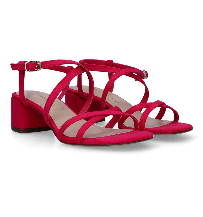 Tamaris Touch It Sandales en Fuchsia pour femmes (322281)
