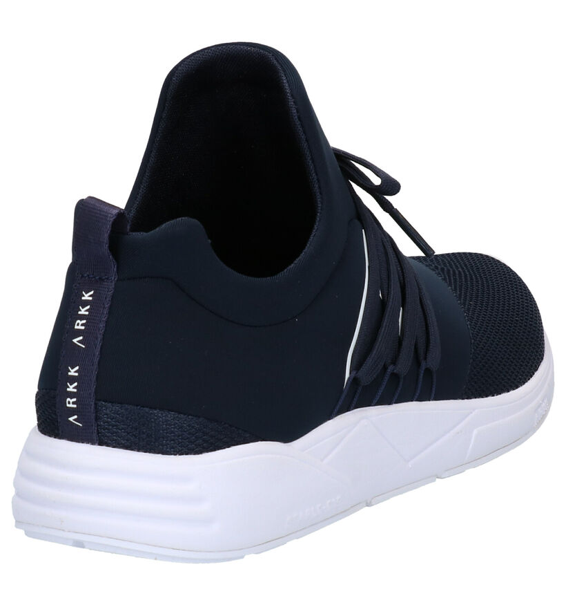 ARKK Raven Mesh Blauwe Slip-on Sneakers in stof (271002)