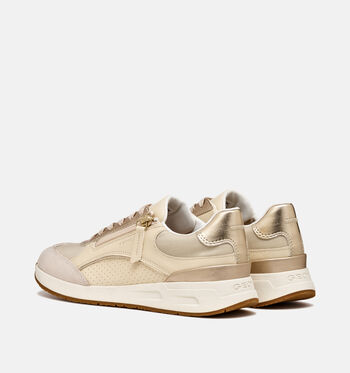 Geox Baskets Blanc/Or/Bleu