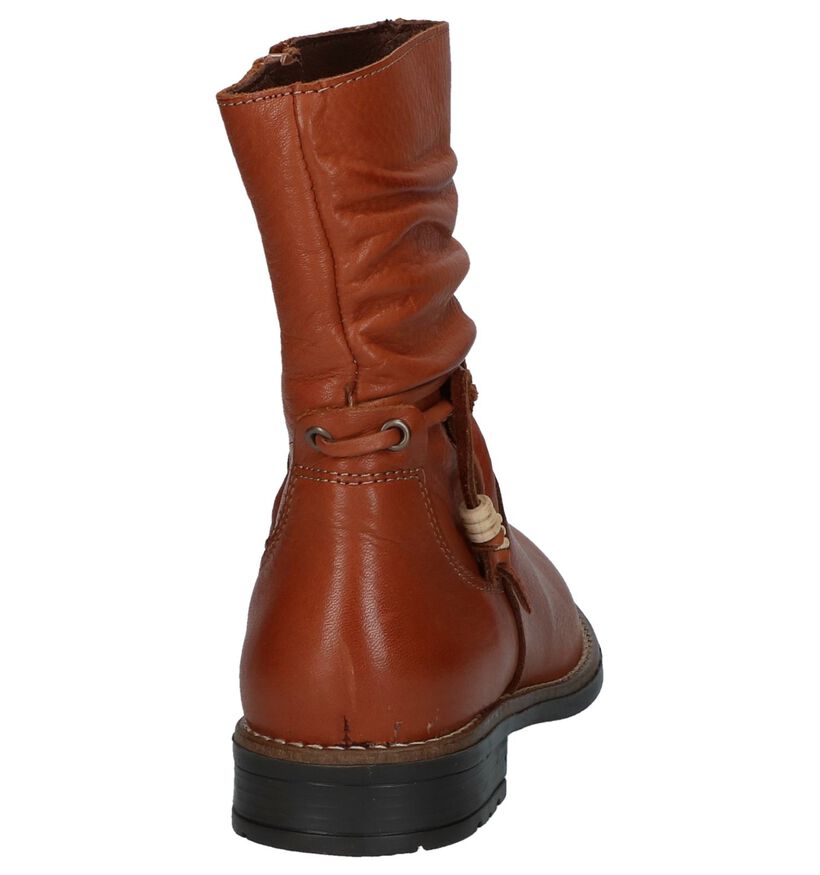 Nörvik Bottes basses en Cognac en cuir (226417)