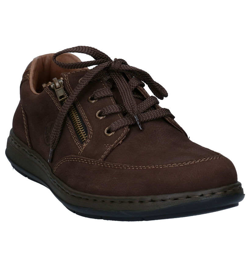 Rieker Chaussures à lacets en Brun en cuir (298473)