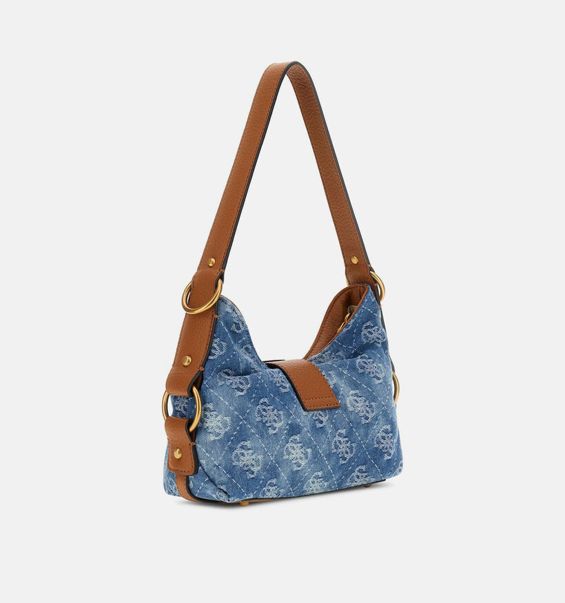 Guess Camden Mini Blauwe Schoudertas voor dames (375908)