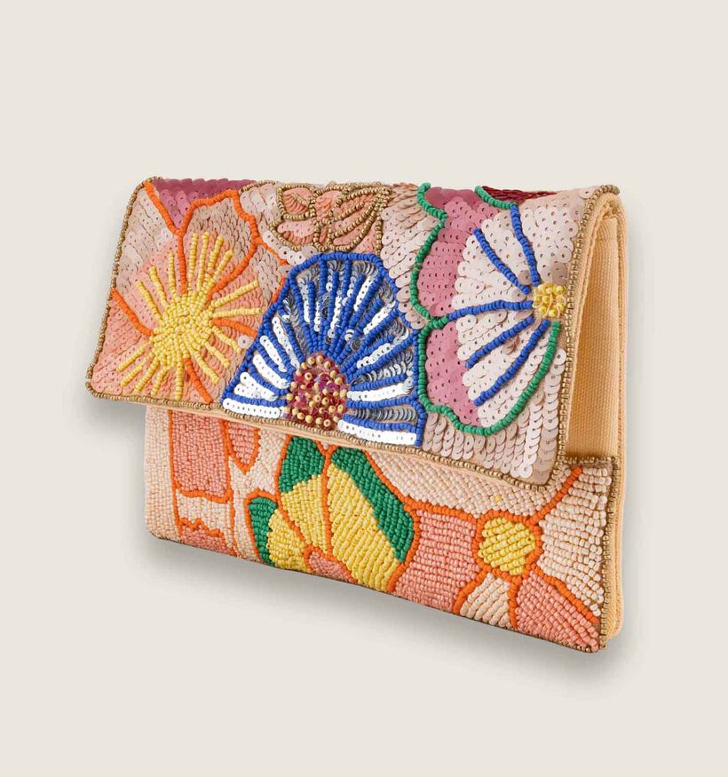 Bulaggi Flower Oranje Clutch voor dames (341890)