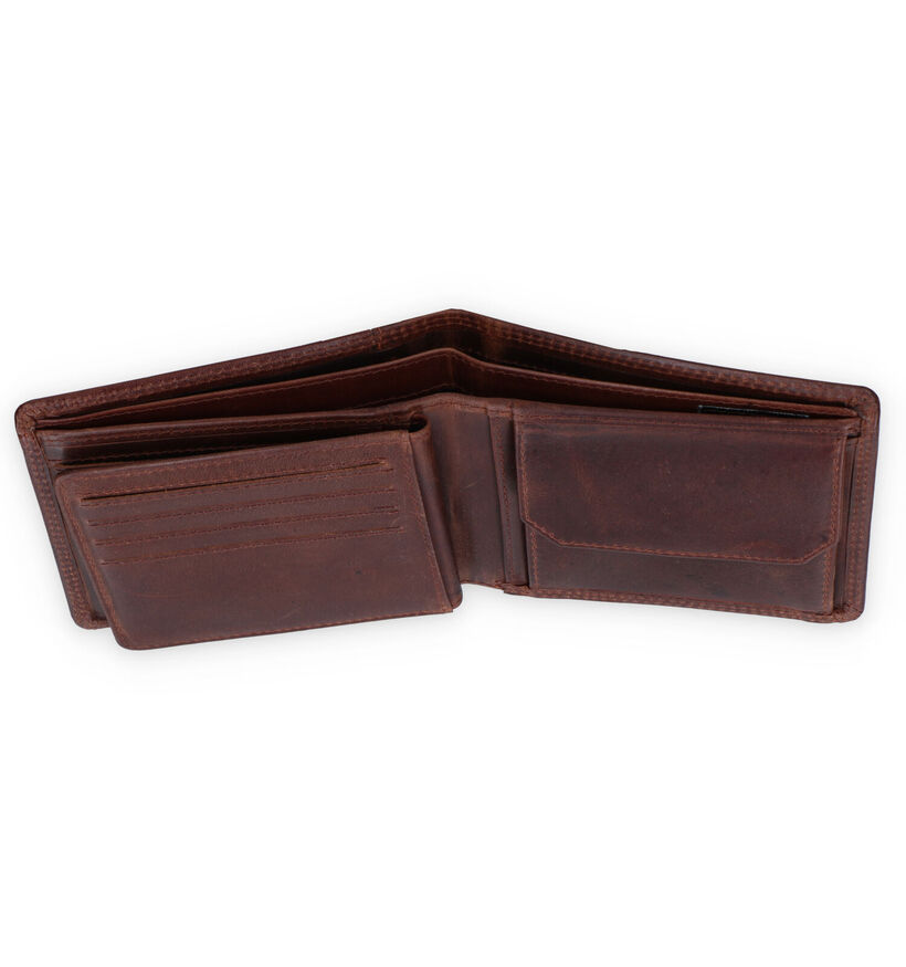 Maverick Portefeuille en Brun pour hommes (358810)