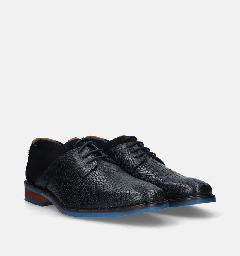 Via Borgo Chaussures classiques en Noir pour hommes (330334)