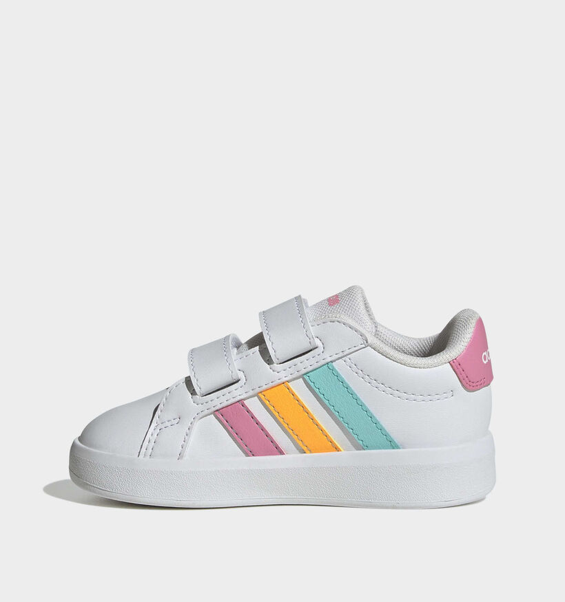 adidas Grand Court Witte Sneakers voor meisjes (366906) - geschikt voor steunzolen