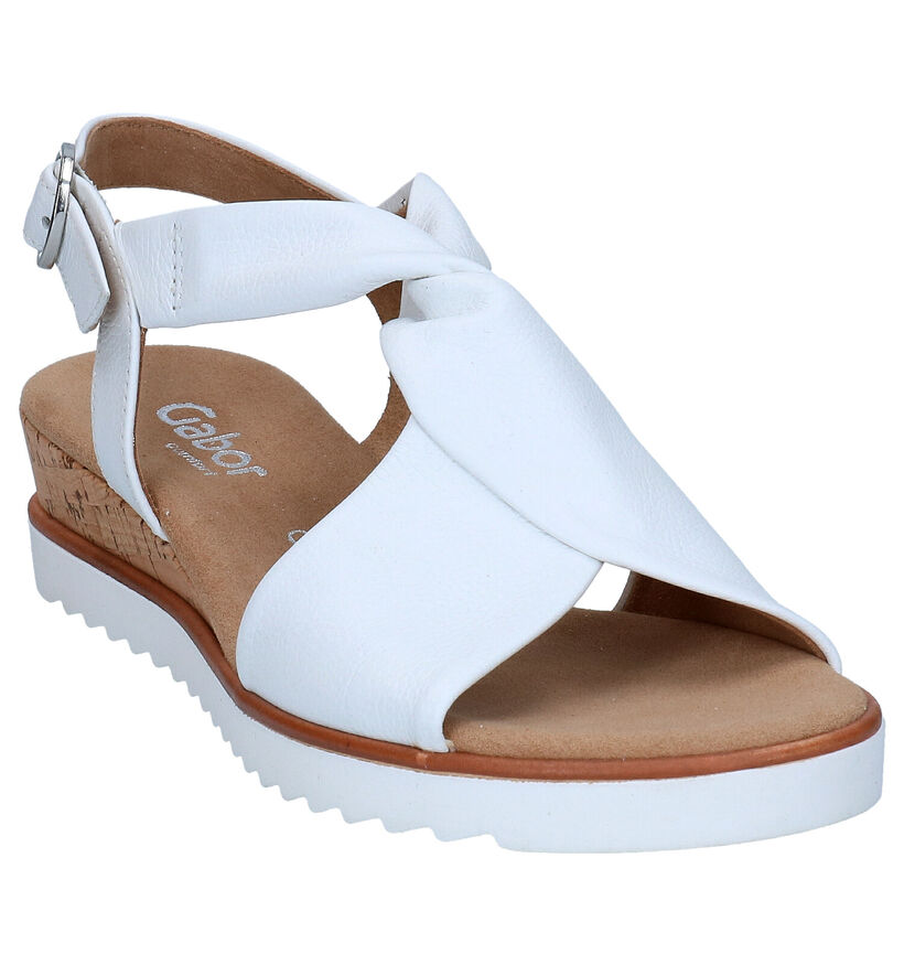 Gabor Cognac Sandalen in leer (288035)