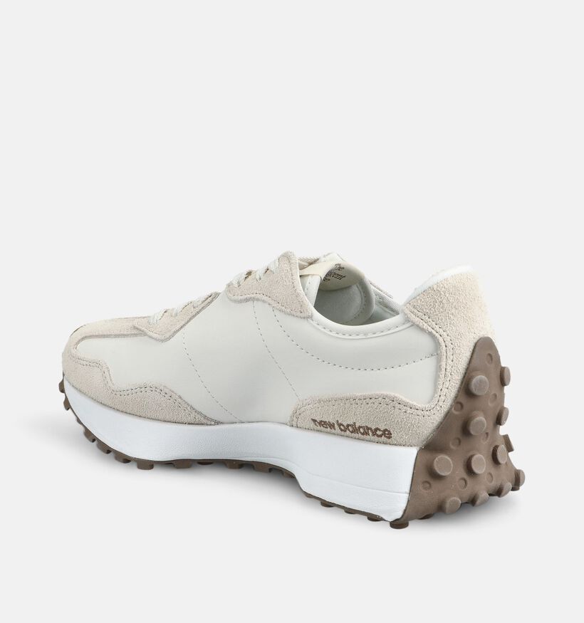 New Balance 327 Witte/Bruine Sneakers voor dames (374985) - geschikt voor steunzolen
