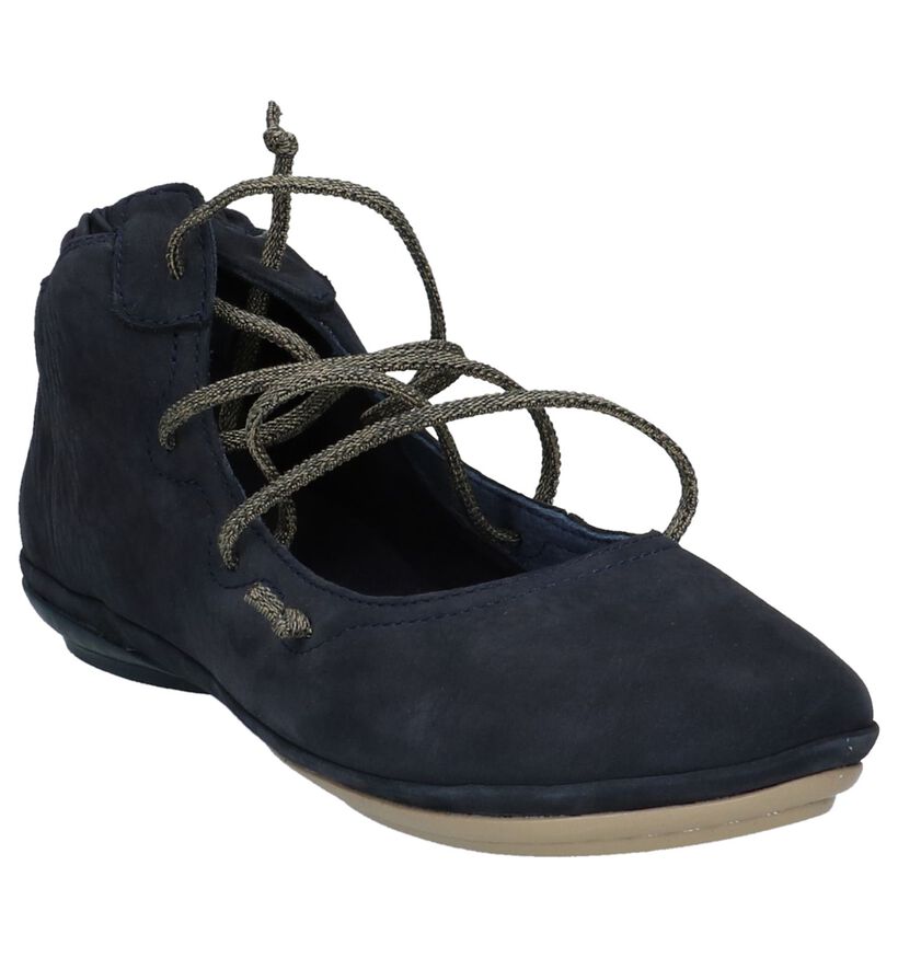 Camper Chaussures slip-on en Noir en cuir (243852)