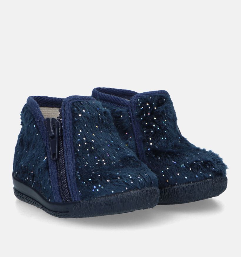 Bellamy Audrey Pantoufles en Bleu pour filles, garçons (332448)