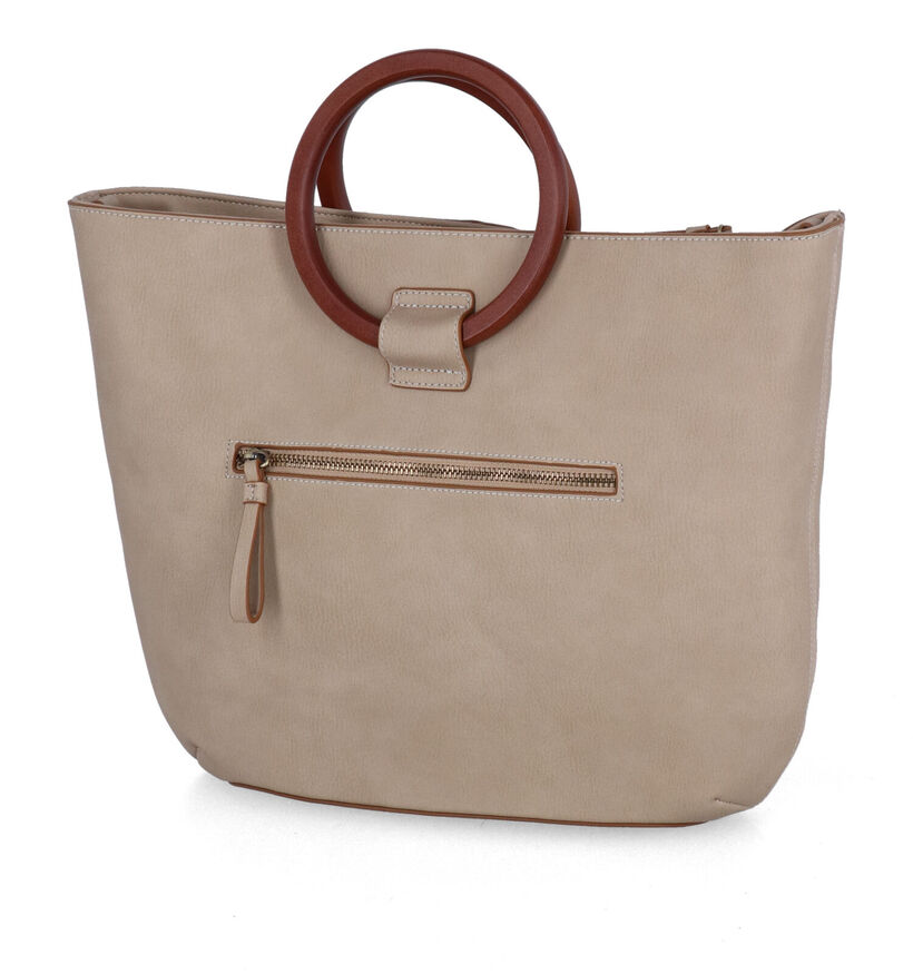 Woomen Acacia Beige Handtas in kunstleer (307425)