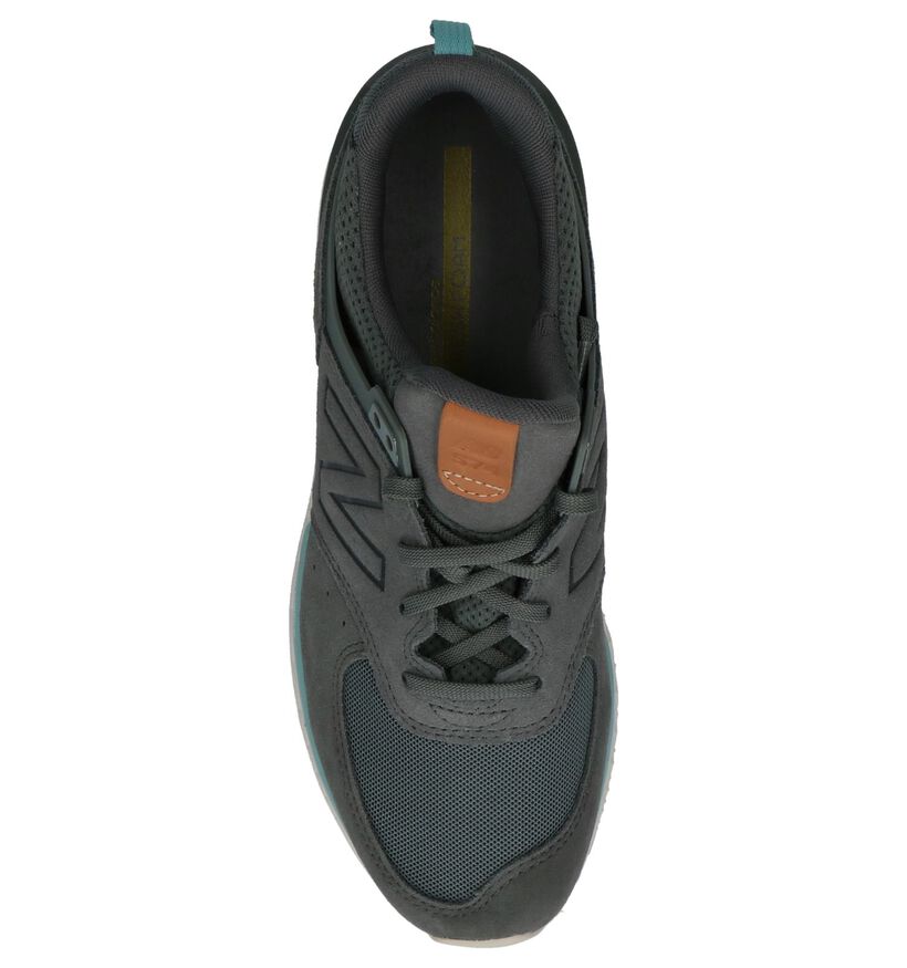 New Balance 574 Baskets en Noir en daim (261526)