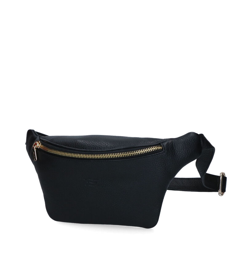Crinkles Sac banane en Noir en cuir (324993)