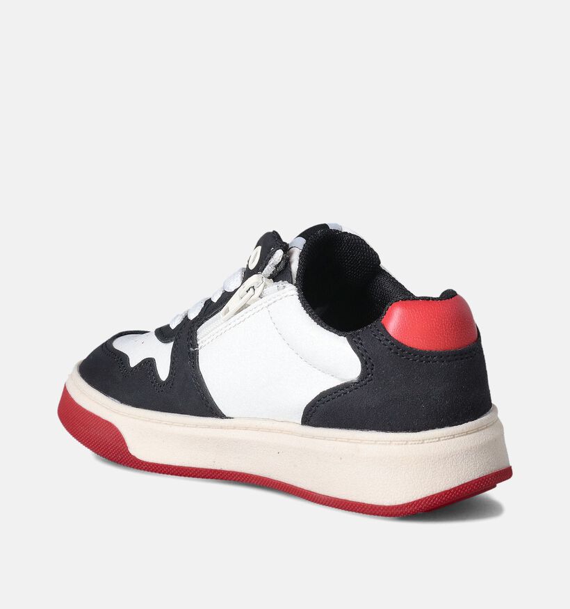 Milo & Mila Zwarte Veterschoenen voor jongens (354461) - geschikt voor steunzolen