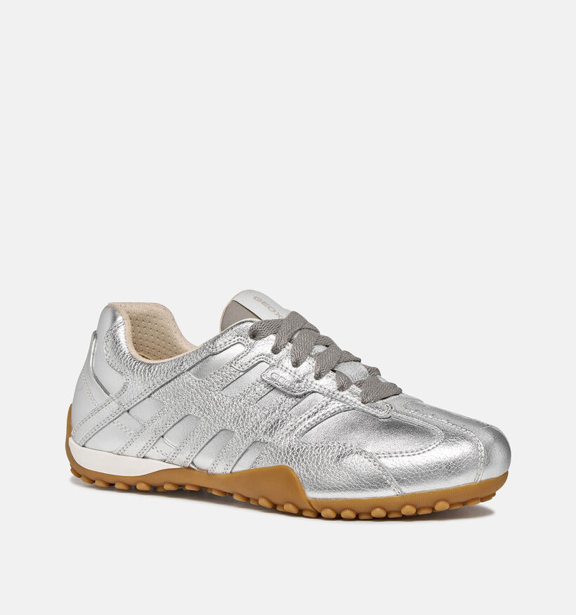 Geox Baskets casual en Argent pour femmes (368178) - pour semelles orthop&eacute;diques