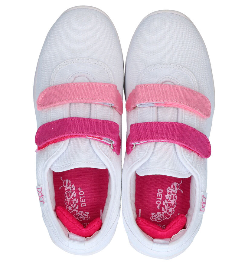 Deto Witte Sportschoenen voor meisjes (293534) - geschikt voor steunzolen