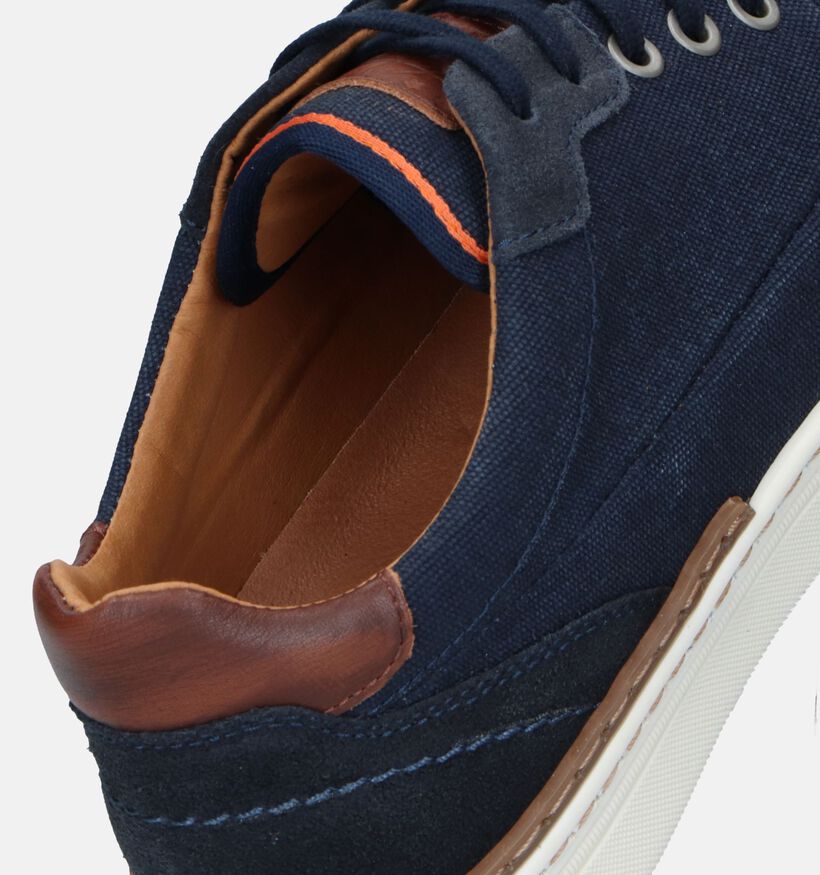 Bullboxer Chaussures à lacets en Bleu foncé pour hommes (348874) - pour semelles orthopédiques