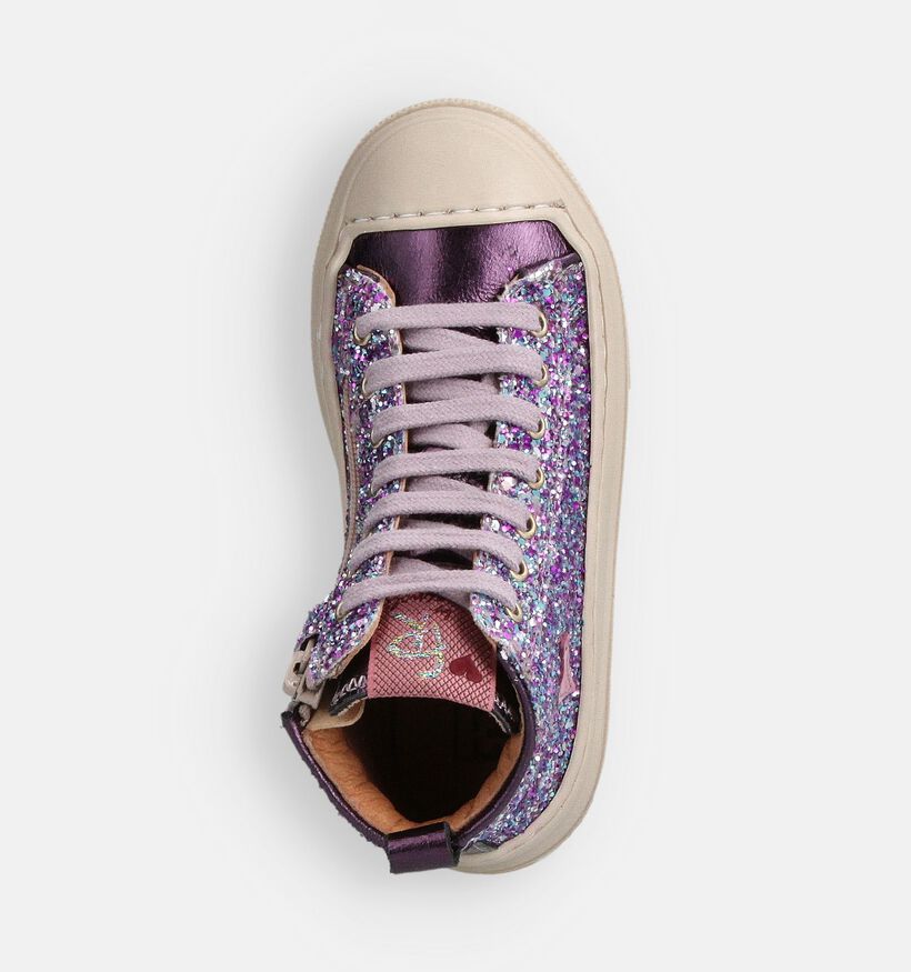 FR by Romagnoli Chaussures hautes en Violet pour filles (364837) - pour semelles orthopédiques