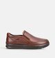 G-Comfort Mocassins en Cognac pour hommes (381388) - pour semelles orthop&eacute;diques