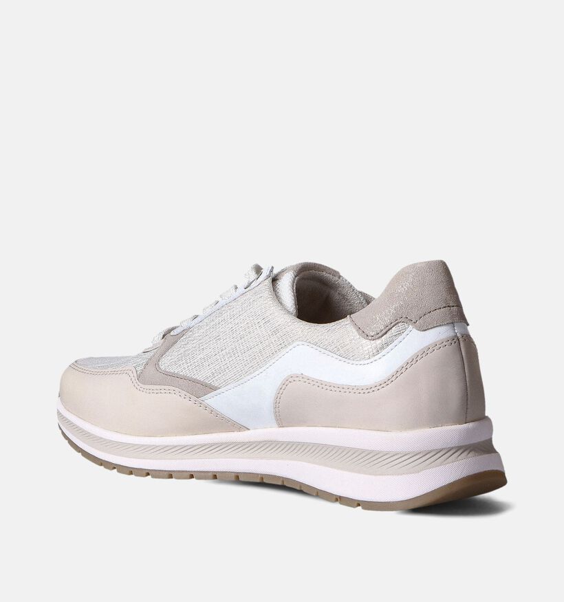 Gabor OptiFit Witte Sneakers voor dames (352074) - geschikt voor steunzolen