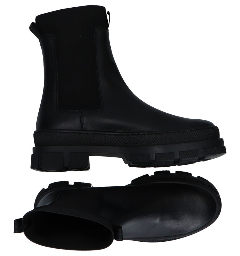 Tango Romy Bottines Chelsea en Noir en cuir (299279)