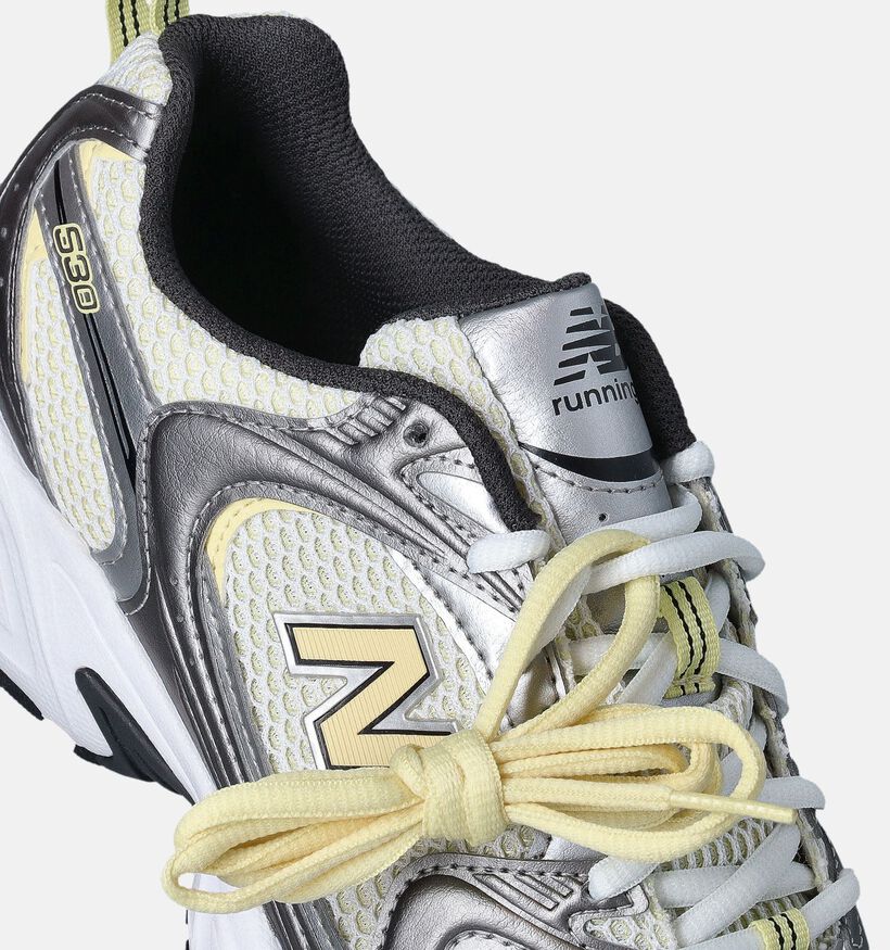 New Balance U 530 Baskets en Jaune pour femmes (349731) - pour semelles orthopédiques