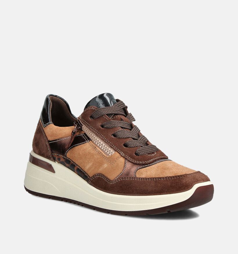 Ara Garda Bruine Sneakers voor dames (362475) - geschikt voor steunzolen