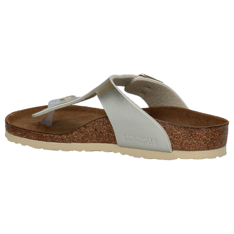 Birkenstock Gizeh Witte Slippers voor meisjes (352248)