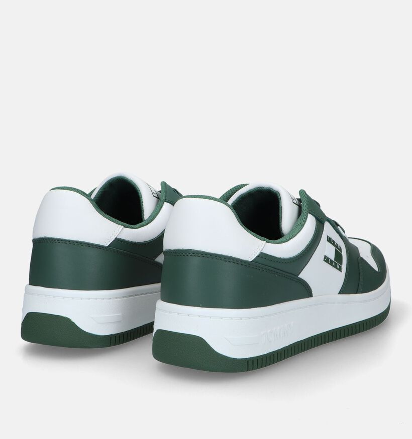 Tommy Hilfiger Premium Groene Sneakers voor heren (326178) - geschikt voor steunzolen