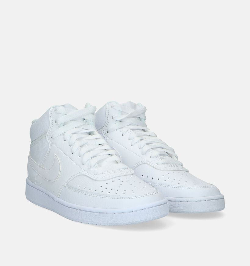 Nike Court Vision Mid Witte Sneakers voor dames (332416)