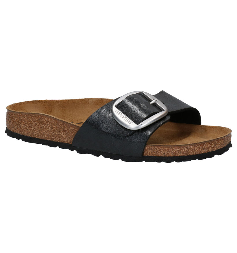 Birkenstock Madrid Rode Slippers in kunstleer (322644)