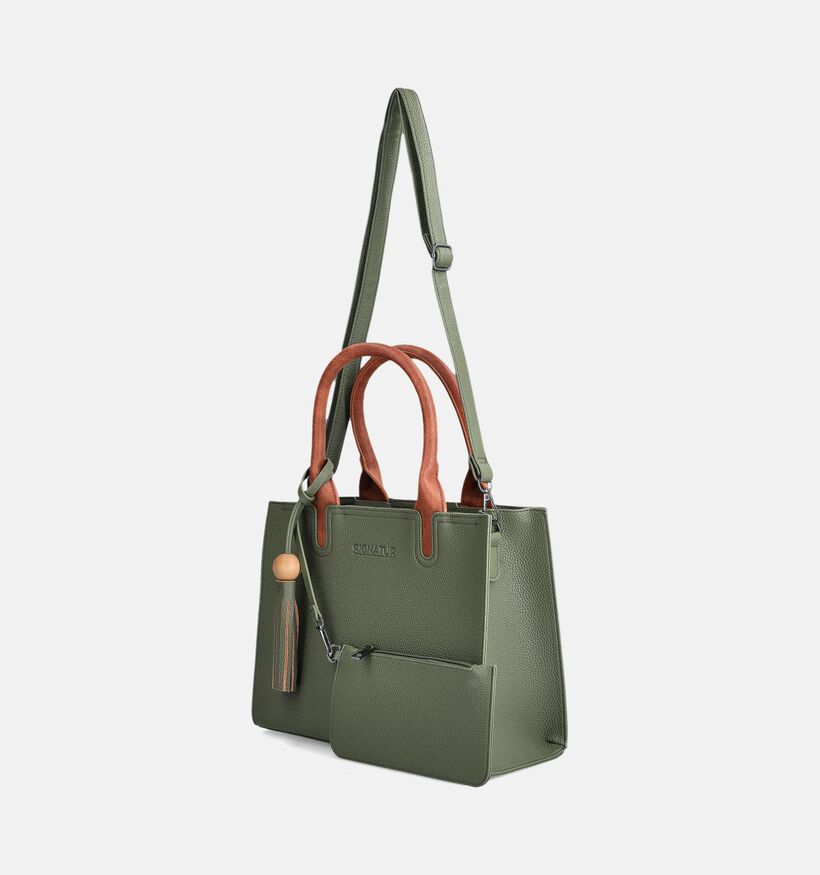 Signatur Sac à main en Vert pour femmes (365650)