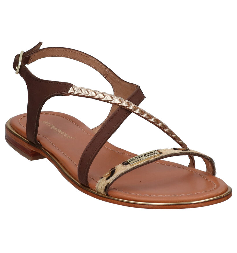 Les Tropeziennes Horsou Sandales en Marron en cuir (291214)