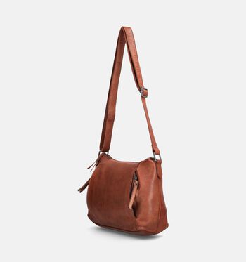 Bear Design Schoudertassen Zwart/Cognac/Bruin