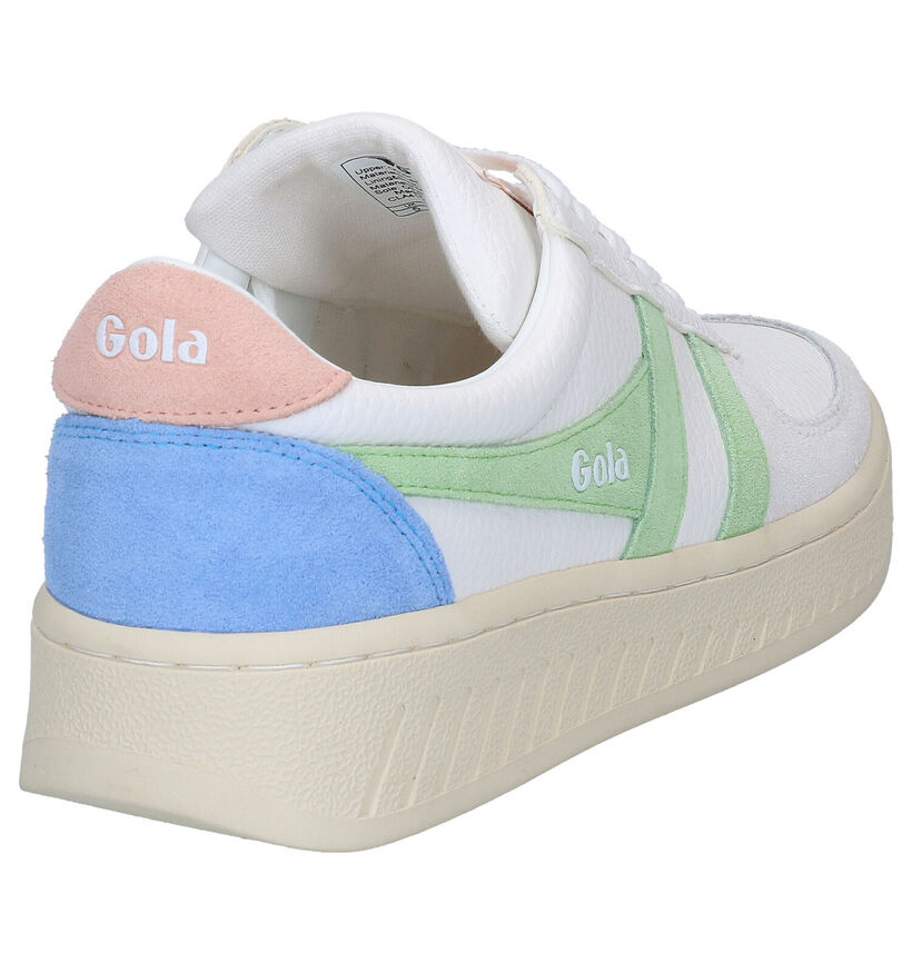Gola Grandslam Trident Baskets en Blanc pour femmes (336374) - pour semelles orthopédiques