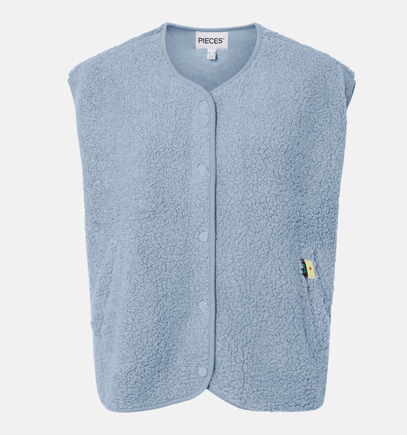 Pieces Katty Teddy Blauwe Jas voor dames (372378)