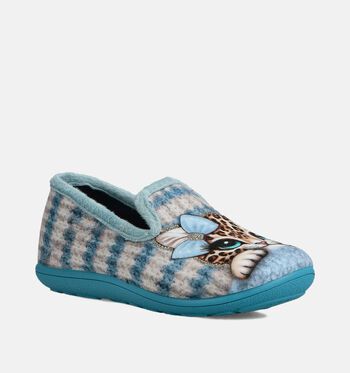 Milo & Mila Pantoffels Blauw