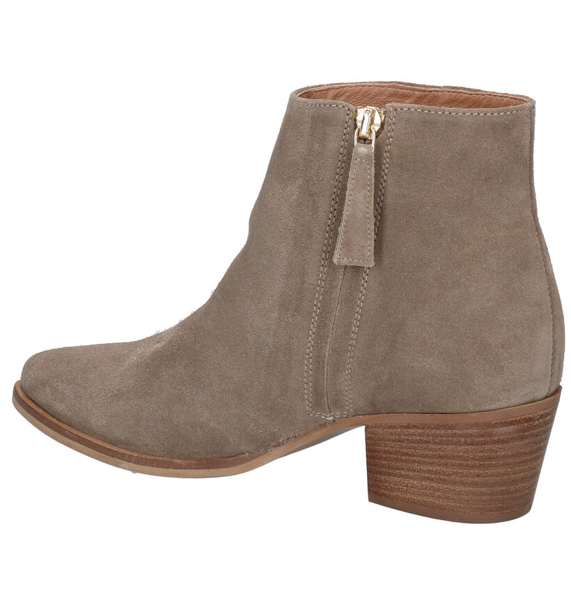 Gosh Santiags en Taupe en nubuck (287435)